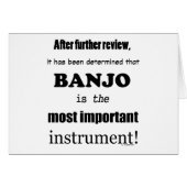 Banjo Most Important Instrument (Front Horizontal)