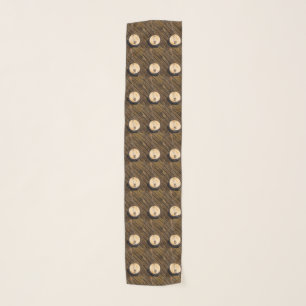 Banjo Music Abstract Pattern Chiffon Scarf