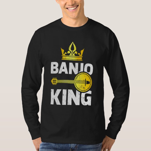 Banjo Music Banjo King T-Shirt (Front)