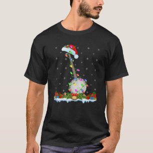 Banjo Music Lover Matching Santa Hat Banjo Christm T-Shirt