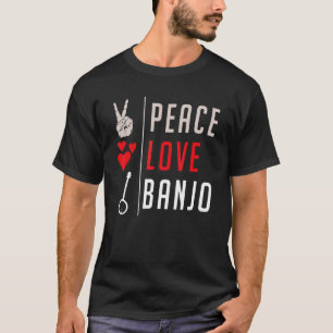 Banjo Musical Instrument Country Music Banjo Music T-Shirt