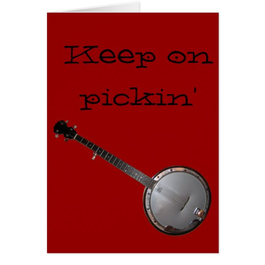 Banjo Picker Card