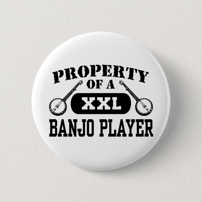 Banjo Player Button (Front)