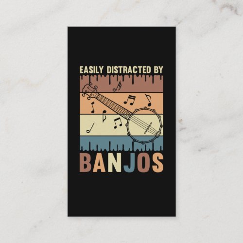 Banjo Player Folk Country Music Lover Business Card