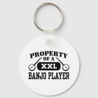 Banjo Player Keychain