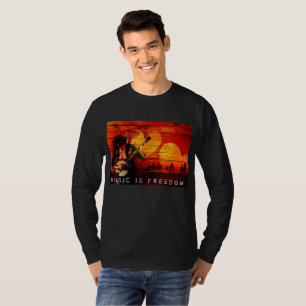 Banjo Player, Music Is Freedom T-shirtn T-Shirt