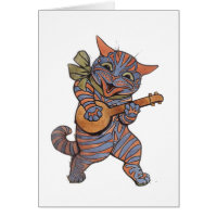 Banjo Playing Cat