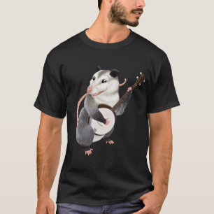 Banjo playing possum musician T-Shirt