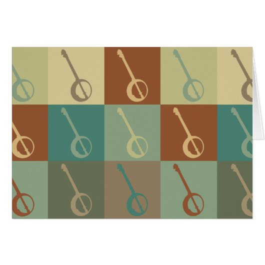 Banjo Pop Art (Front Horizontal)