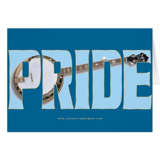 Banjo Pride Cards (Front Horizontal)