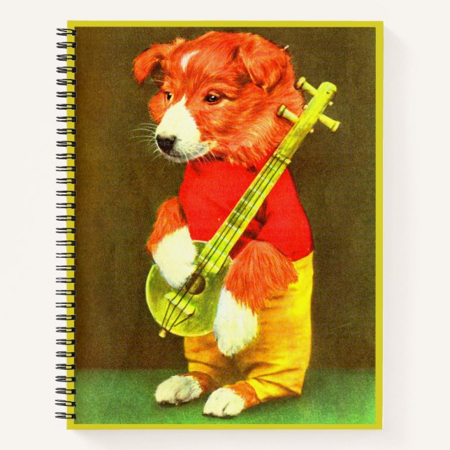 Banjo puppy notebook (Front)