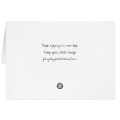Banjo, Snow Day Cards (Back Horizontal)