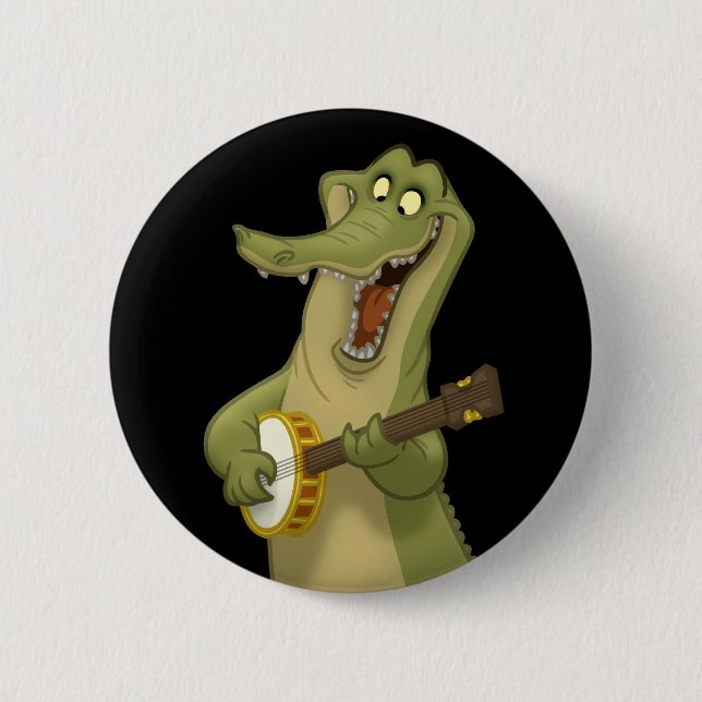 Banjo-Strummin' Gator Buttons (Front)