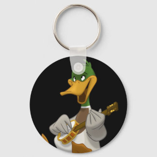 Banjo-Strummin' Mallard Keychain