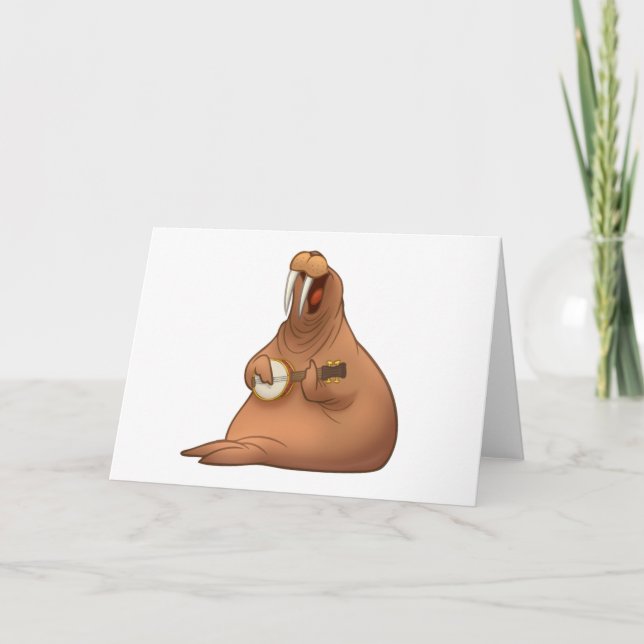 Banjo-Strummin' Walrus Cards (Front)