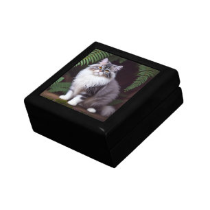 Banjo the Persian: A Fluffy Gray and White Delight Gift Box
