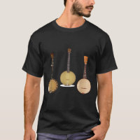 Banjo Trio Stringed Musical Instrument Of The Guit
