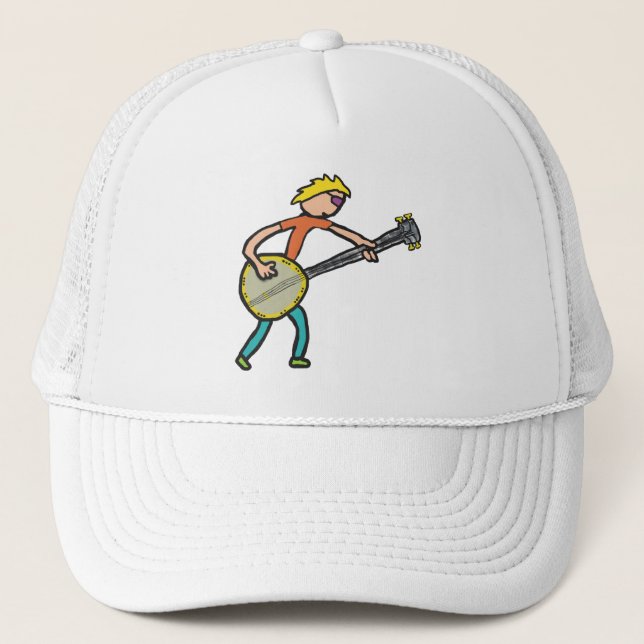 Banjo Trucker Hat (Front)