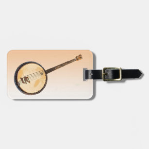 Banjos Music Instruments Luggage Tag