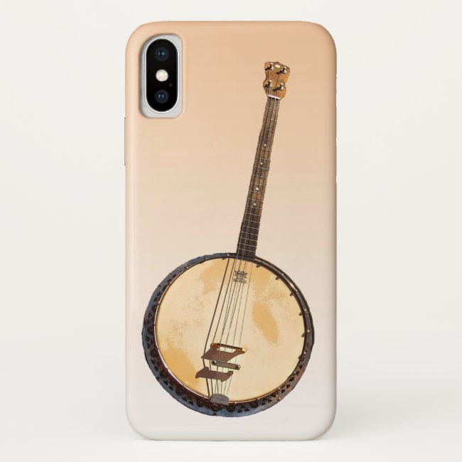 Banjos Musical Instrument iPhone X Case