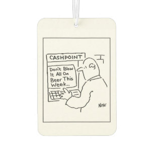 Bank ATM Advises Customer Not To Spend It On Beer Air Freshener