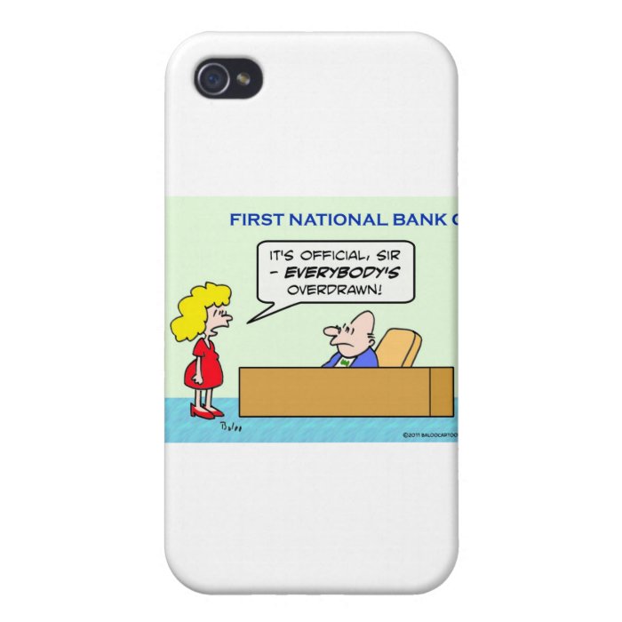 bank everybody's overdrawn official covers for iPhone 4