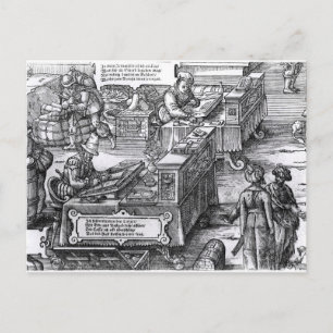 Bank Interior Postcard