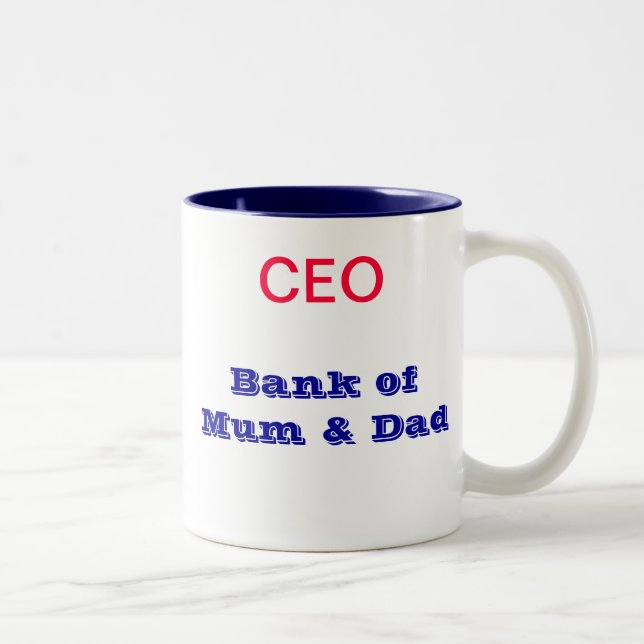 Bank of Mom & Dad Mug - CEO (Right)