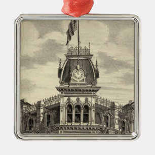 Bank of San Jose Metal Ornament