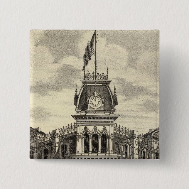 Bank of San Jose Pinback Button (Front)