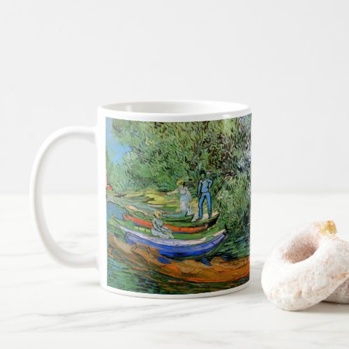 Bank of the Oise at Auvers by Vincent van Gogh Coffee Mug