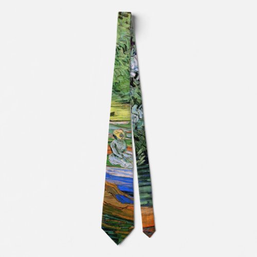 Bank of the Oise at Auvers by Vincent van Gogh Tie