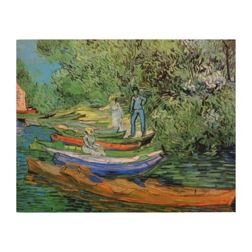 Bank of the Oise at Auvers by Vincent van Gogh Wood Wall Decor