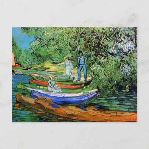 Bank of the Oise at Auvers Vincent van Gogh Postcard