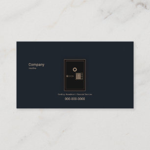 Bank Safe Business Card