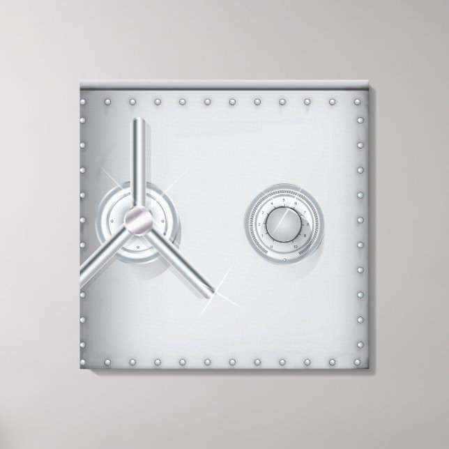 Bank Safe Canvas Print (Front)