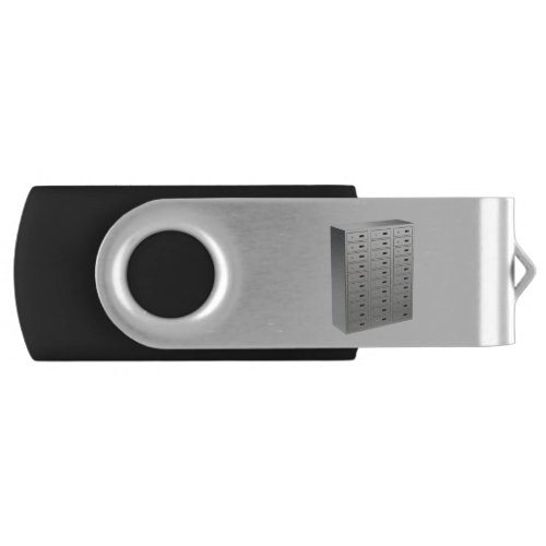 Bank safety deposit boxes flash drive