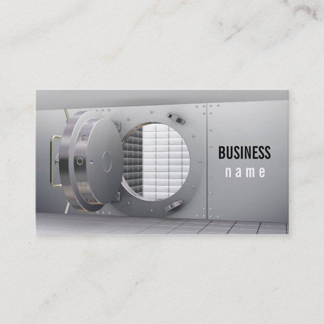Bank Vault Business Card (Front)