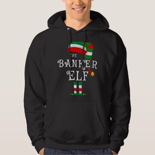 Banker Gifts Elf Family Christmas Matching Pajamas Hoodie
