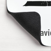 banker typography mouse pad (Corner)