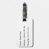 Bankers do it! luggage tag (Back Vertical)