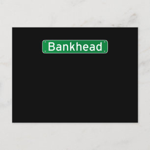 Bankhead Atlanta Georgia Street Sign Postcard