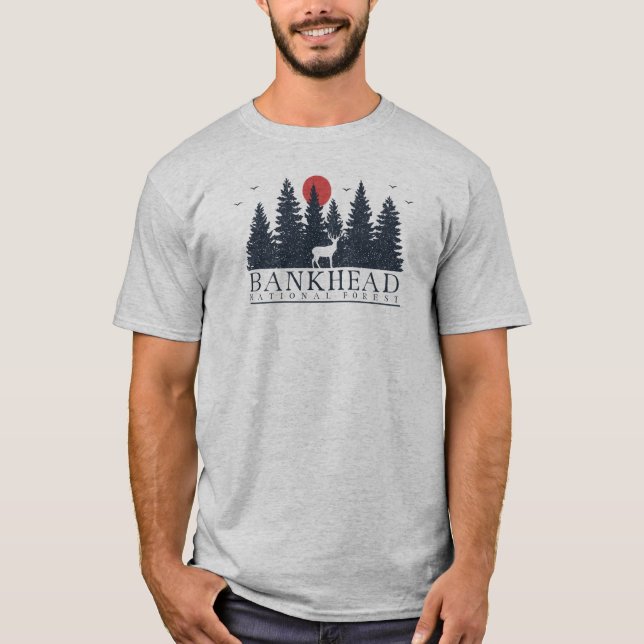 Bankhead National Forest Treeline Silhouette Tee (Front)