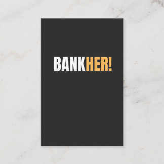 BANKHER! APPOINTMENT CARD
