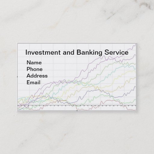 Customizable Banking and Investment Services Business Card