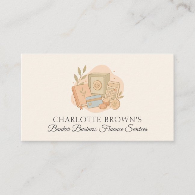 Banking Financial Services Business Card