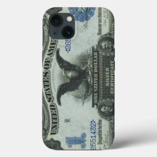 Banknote: 1899 $1 Black Eagle Silver Certificate iPhone 13 Case