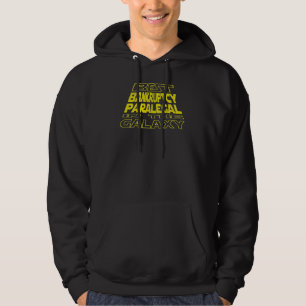 Bankruptcy Paralegal Space Backside Design Hoodie