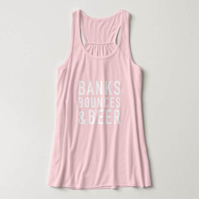 Banks & Beers Flowy Tank (Design Front)