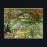 Banks of Seine, Pont de Clichy by Vincent van Gogh Postcard<br><div class="desc">Banks of the Seine with Pont de Clichy in the Spring by Vincent van Gogh is a vintage fine art post impressionism nature painting featuring flowers and trees in spring along the river bank of the Seine with a bridge in Clichy, France. About the artist: Vincent Willem van Gogh was...</div>